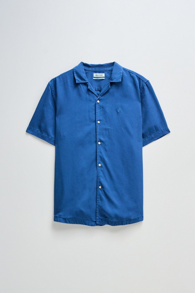 SHORT SLEEVE LIGHTDENIM SHIRT