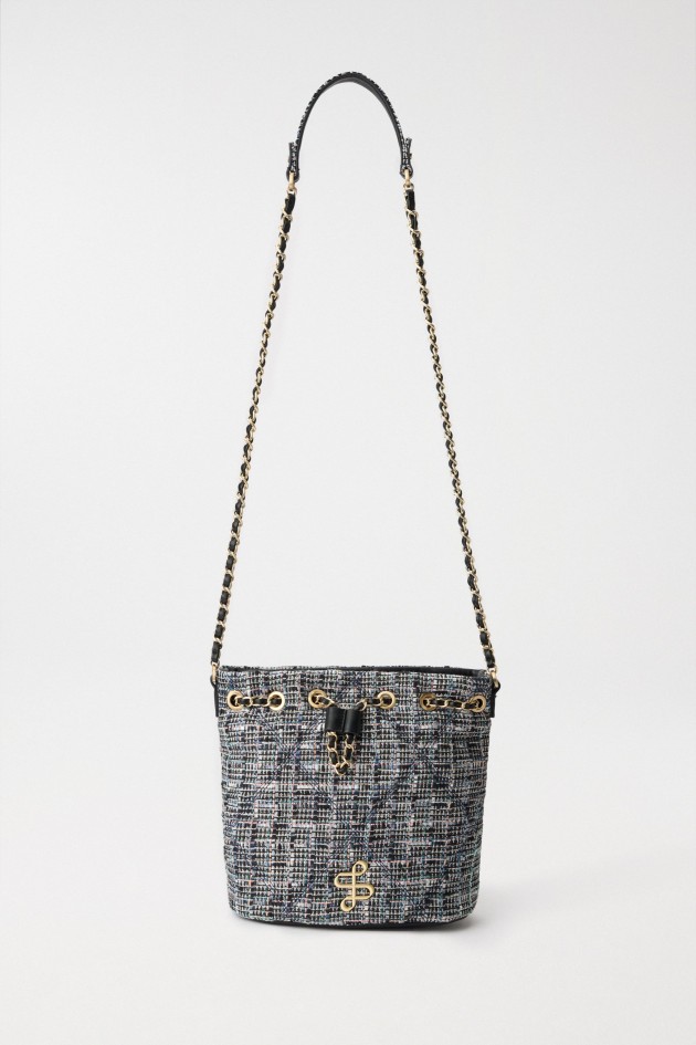 MALA BUCKET EM TWEED
