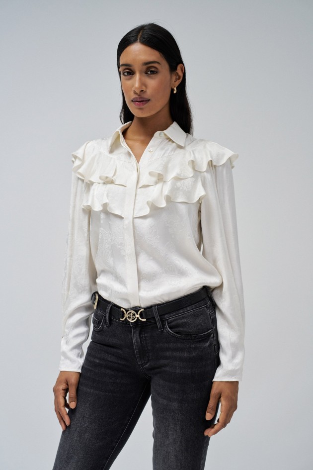 CEINTURE EN CUIR AVEC LOGO DORÉ