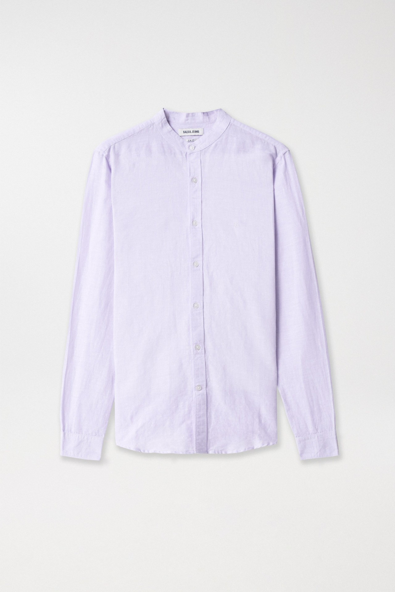 STRIPED LINEN BLEND SHIRT