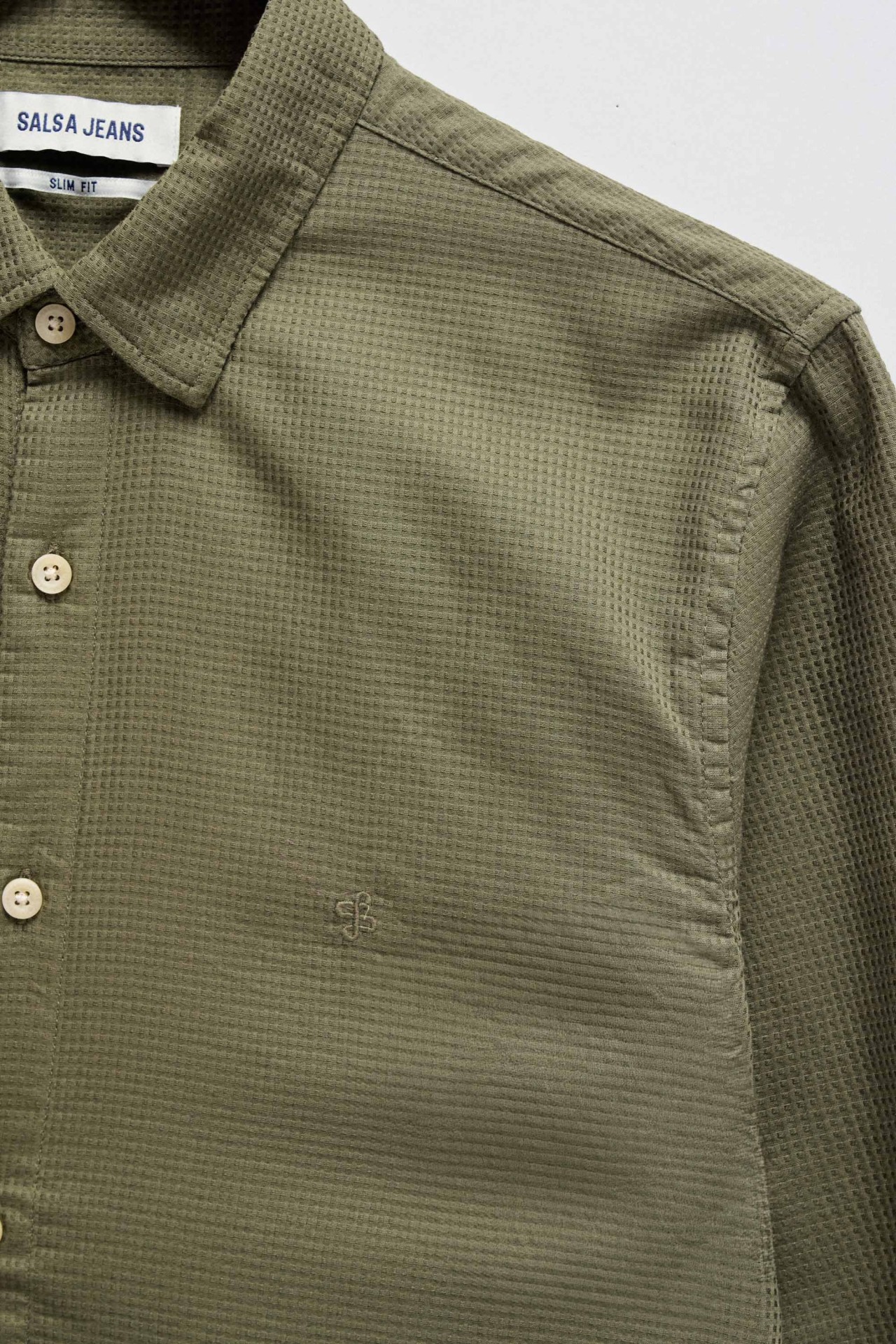 CAMISA SLIM FIT CON MICROPRINT