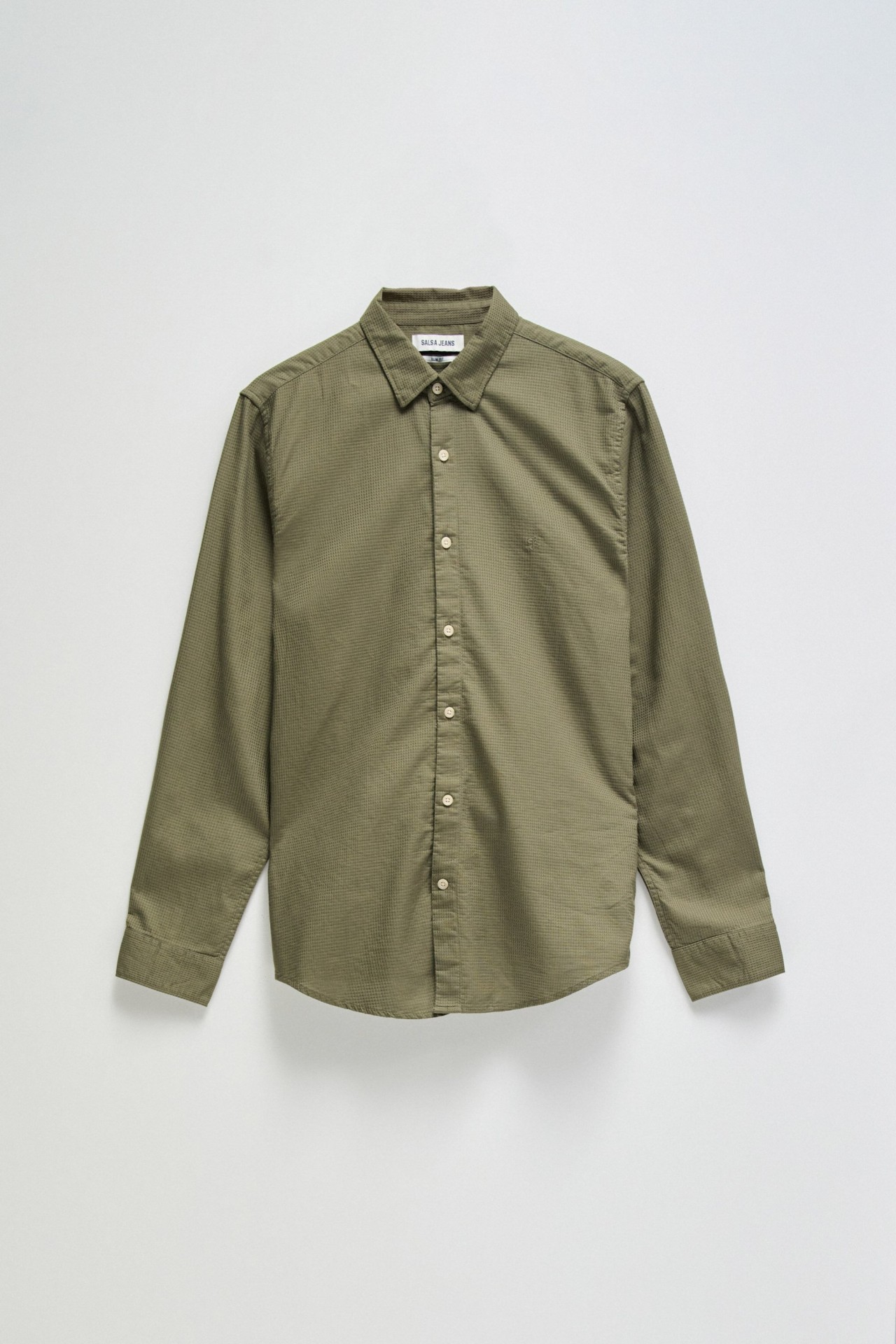 CAMISA SLIM FIT CON MICROPRINT