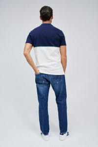 BLAU UND WEISS POLO