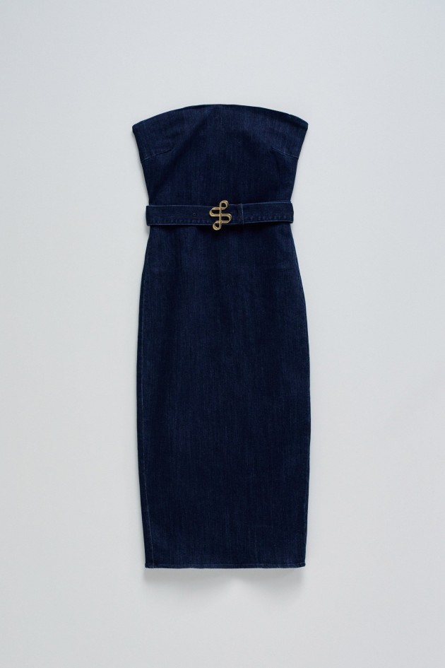 ROBE EN JEAN AVEC CEINTURE