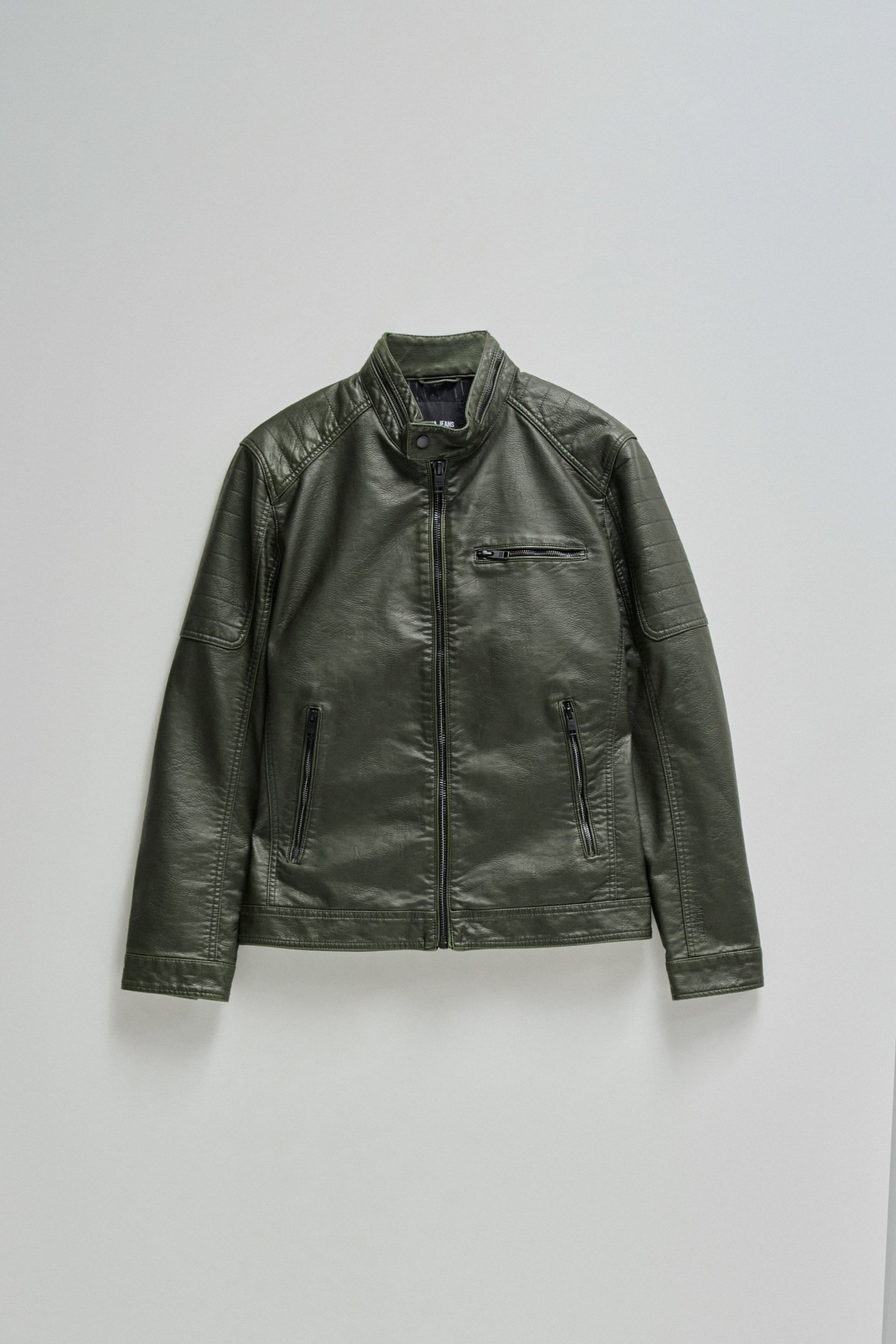BIKER JACKET LEATHER EFFECT