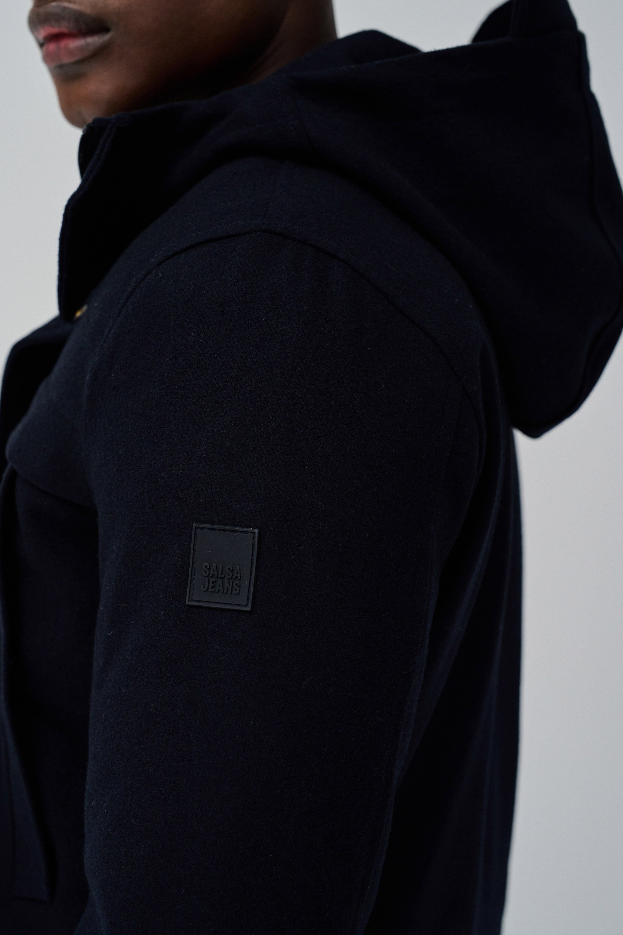 CASACO DE FAZENDA COM CAPUZ