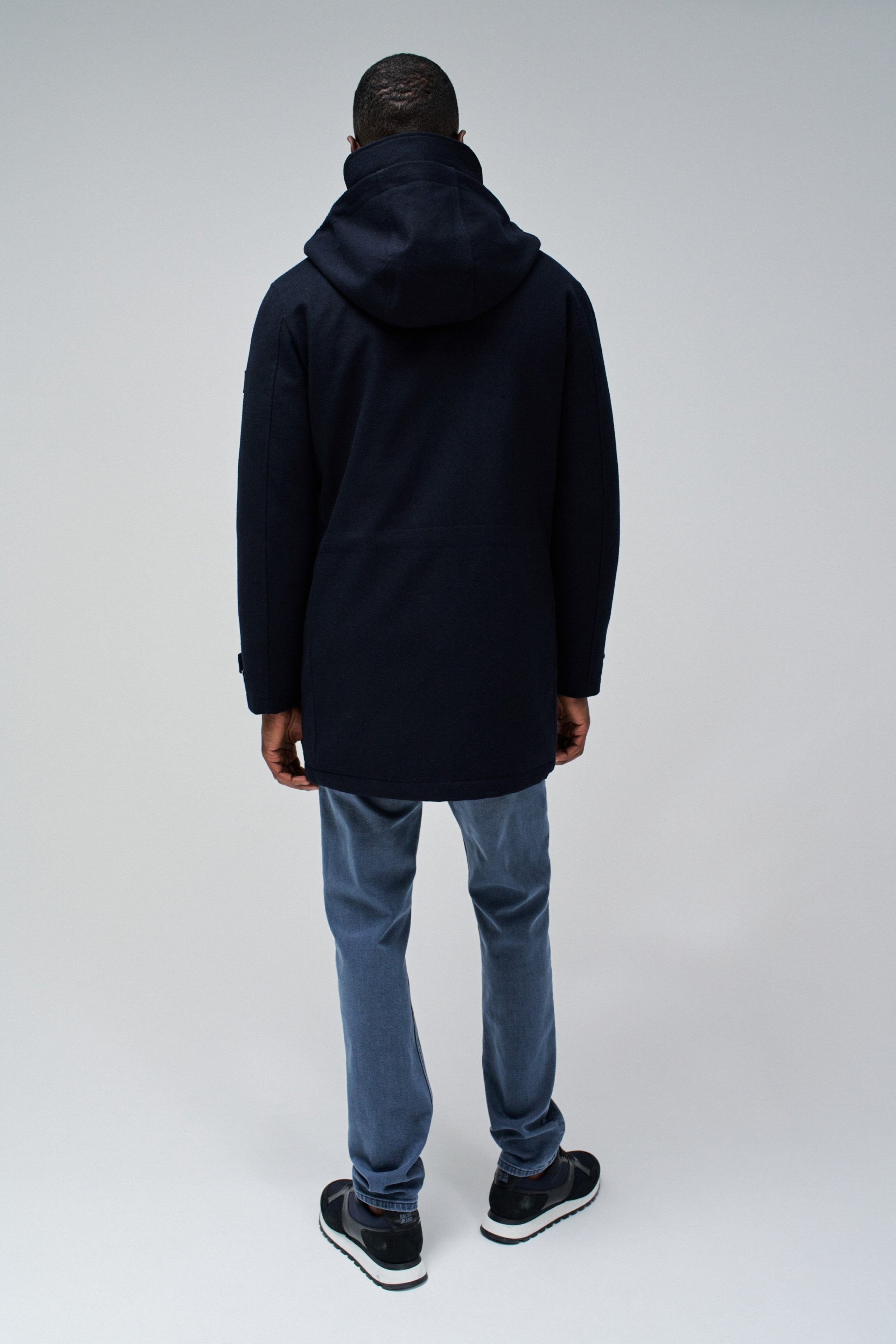 CASACO DE FAZENDA COM CAPUZ