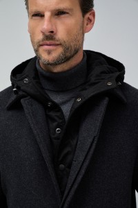 TRENCH COAT WITH HOOD