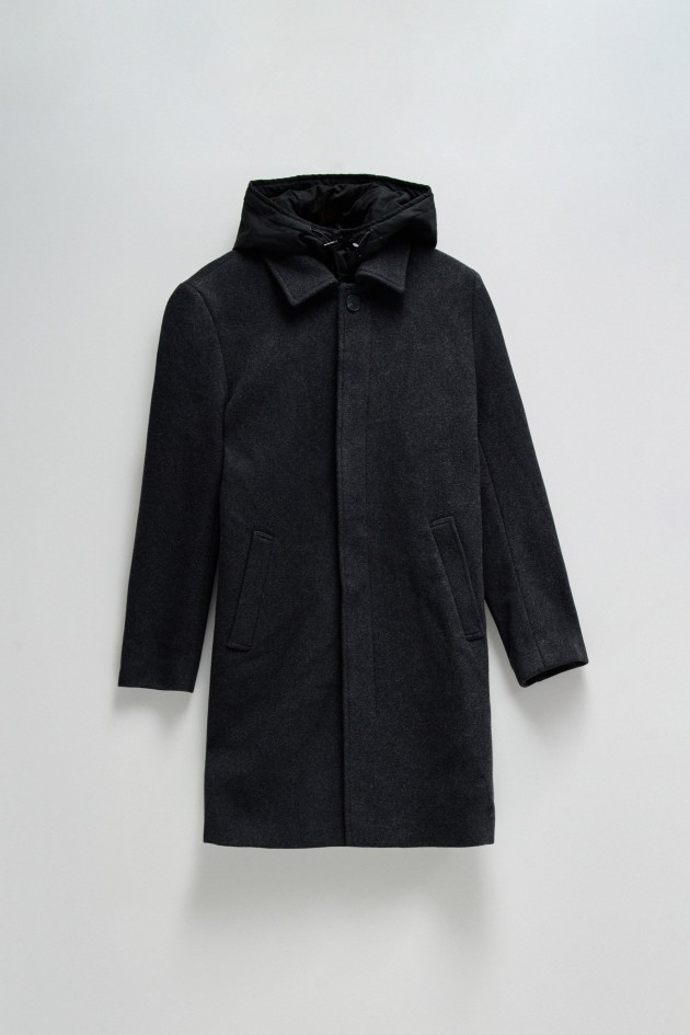 CASACO DE FAZENDA COM CAPUZ