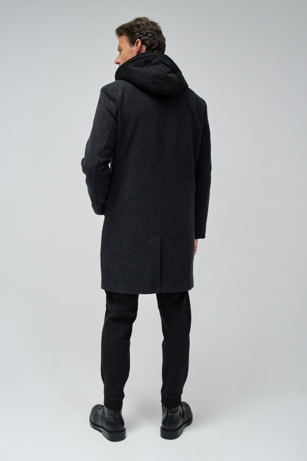 CASACO DE FAZENDA COM CAPUZ