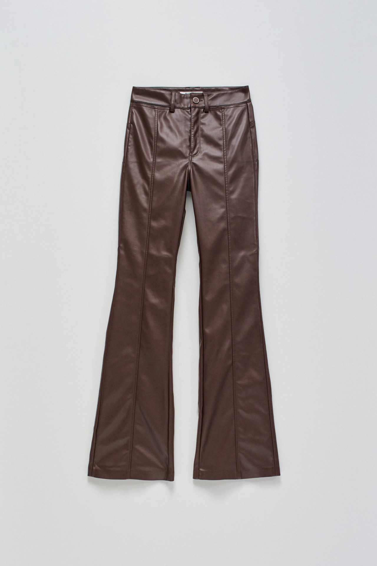 JEANS FAITH PUSH IN FLARE LEATHER EFFECT