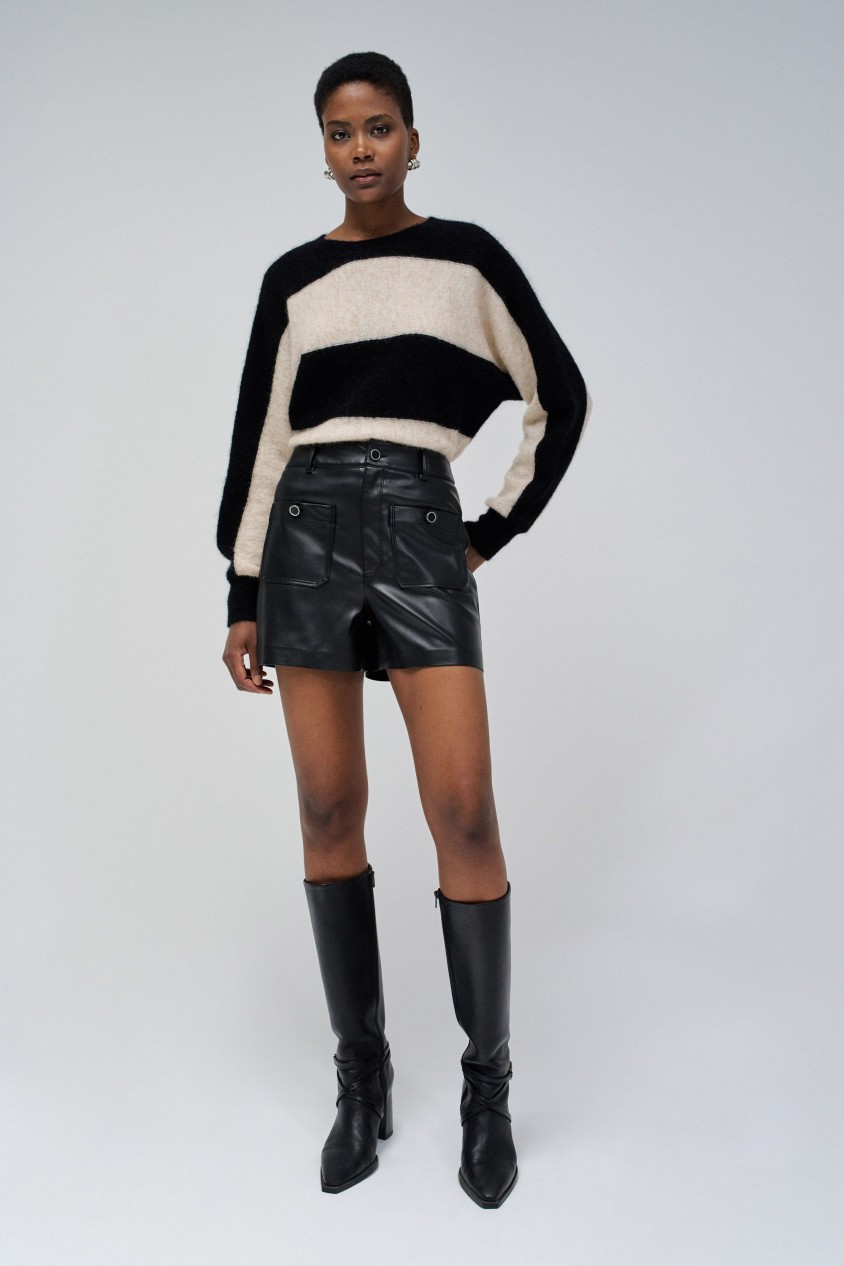 SHORTS LEDERLOOK