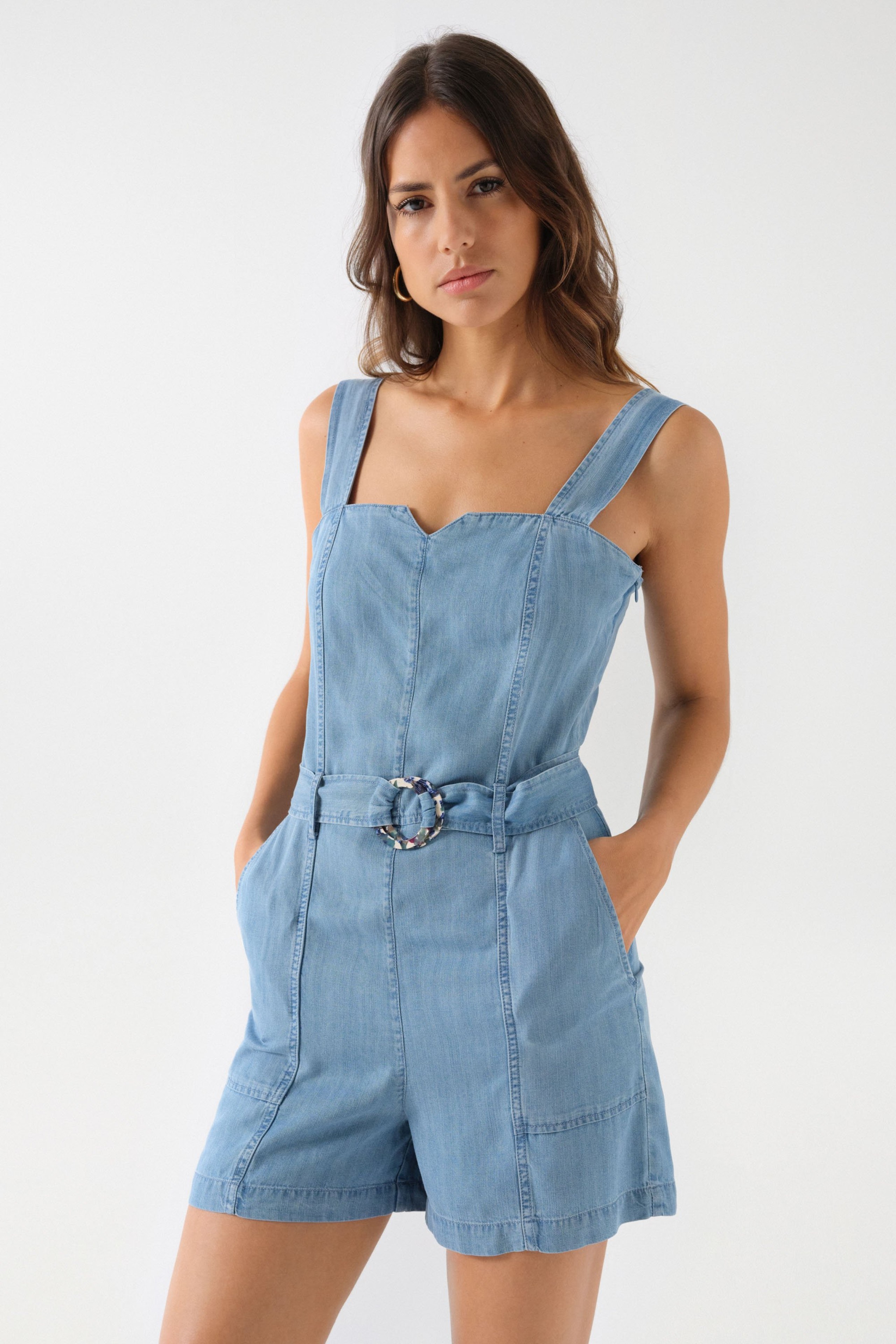 Vaquero Corto Falda Peto Vaquero Mujer Falda Pantalon Mujer Peto