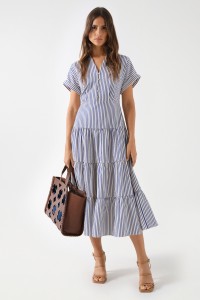 VESTIDO COMPRIDO S RISCAS