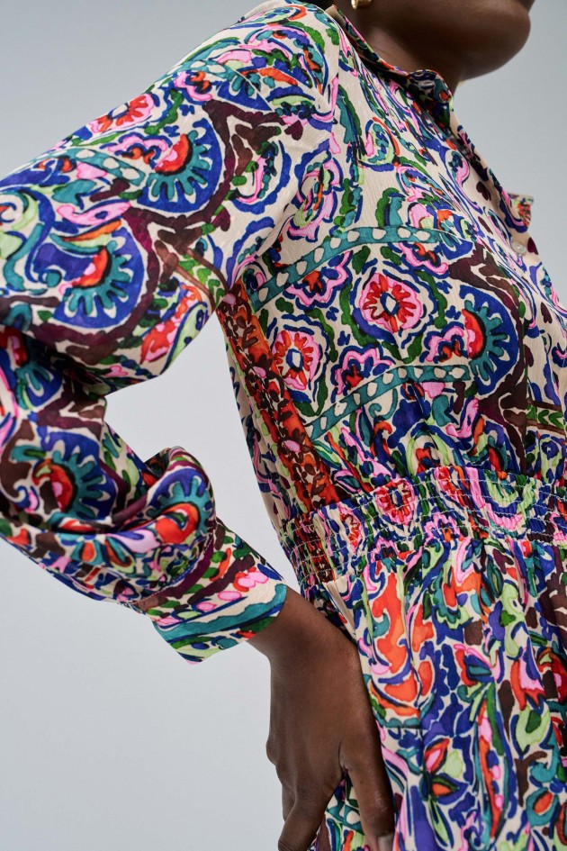 ROBE À IMPRIMÉ COLORÉ