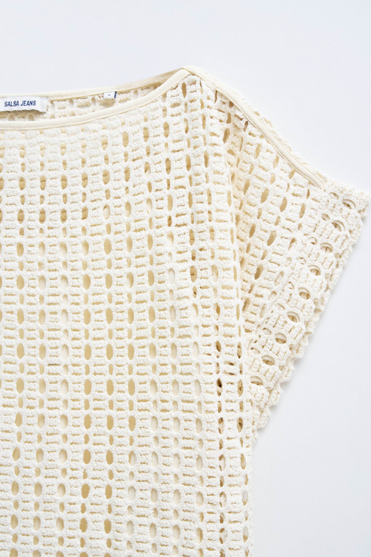 CROCHET KNIT T-SHIRT