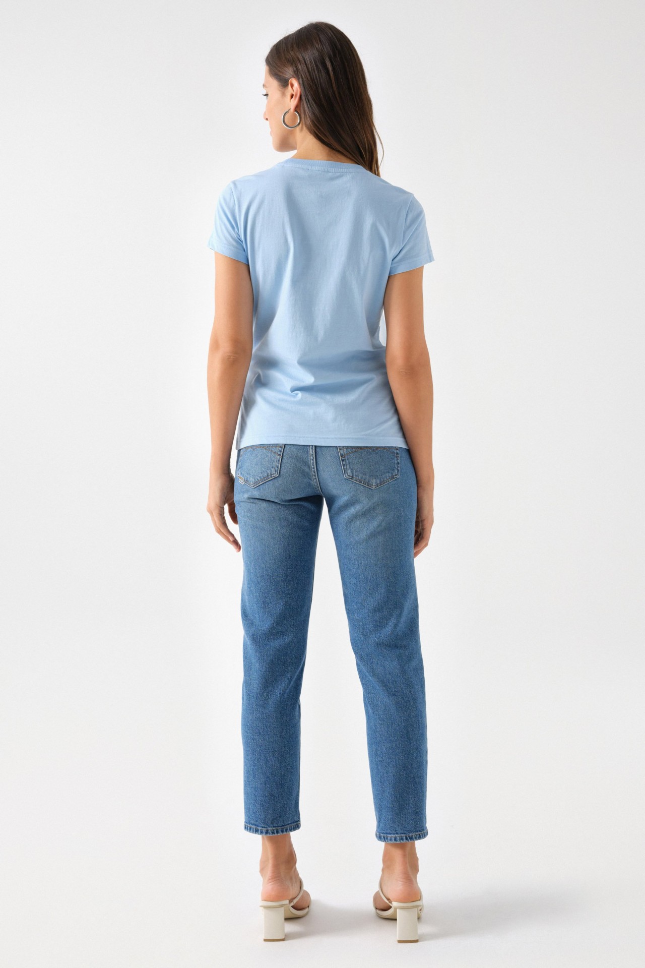 T-SHIRT AVEC LOGO BRILLANT