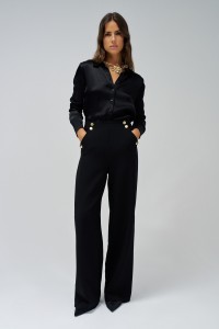 STRAIGHT TROUSERS IN FABRIC
