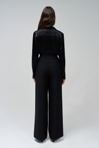 STRAIGHT TROUSERS IN FABRIC