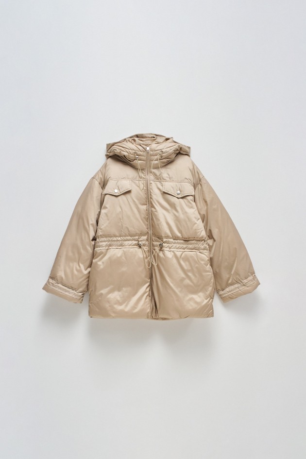 MANTEAU MATELASSÉE AVEC ÉLASTIQUE