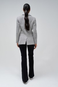 CHECKED TWEED BLAZER