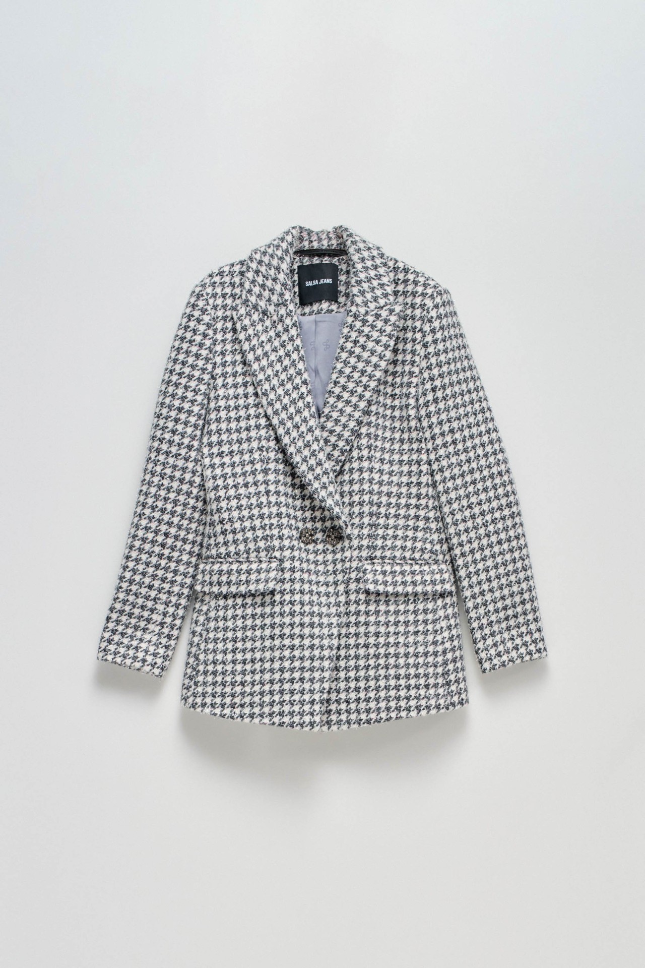 BLAZER EN LANA A CUADROS