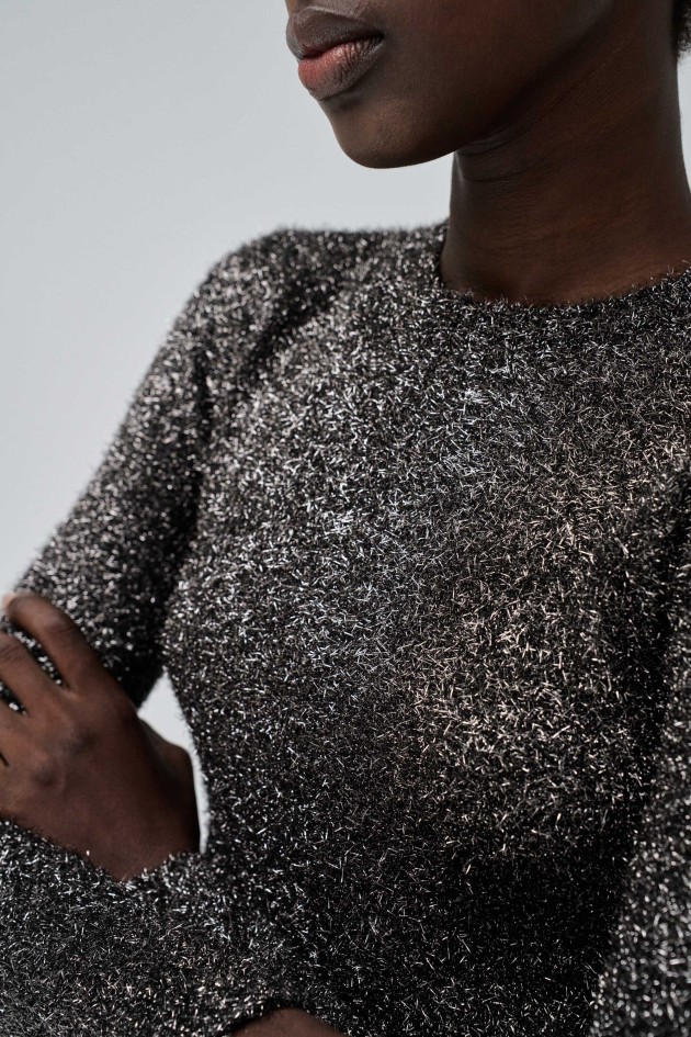KNIT SWEATER WITH SHINE