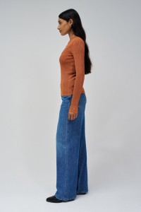 CAMISOLA DE MALHA BRILHANTE