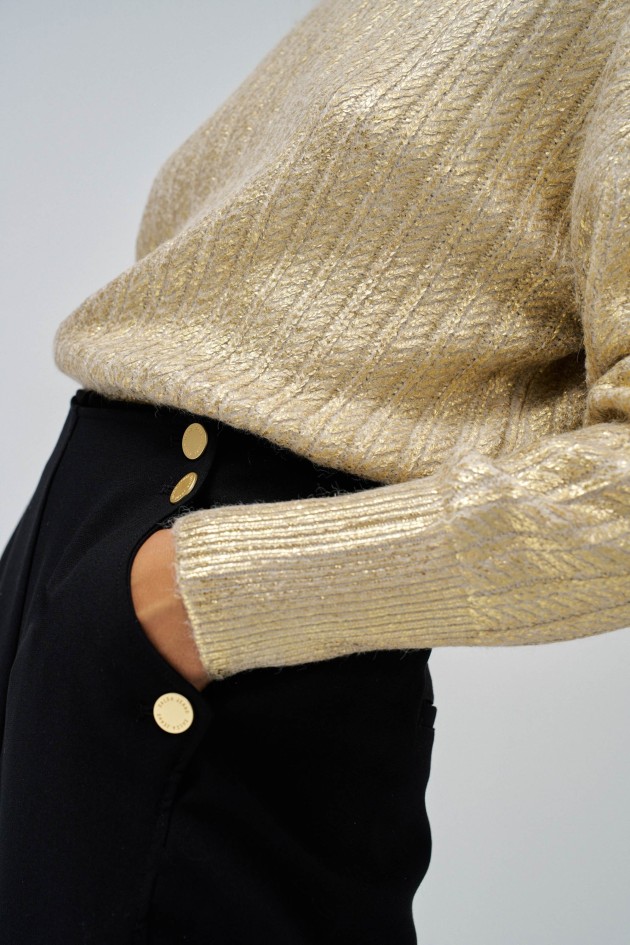 JERSEY DE PUNTO CON CUELLO ALTO