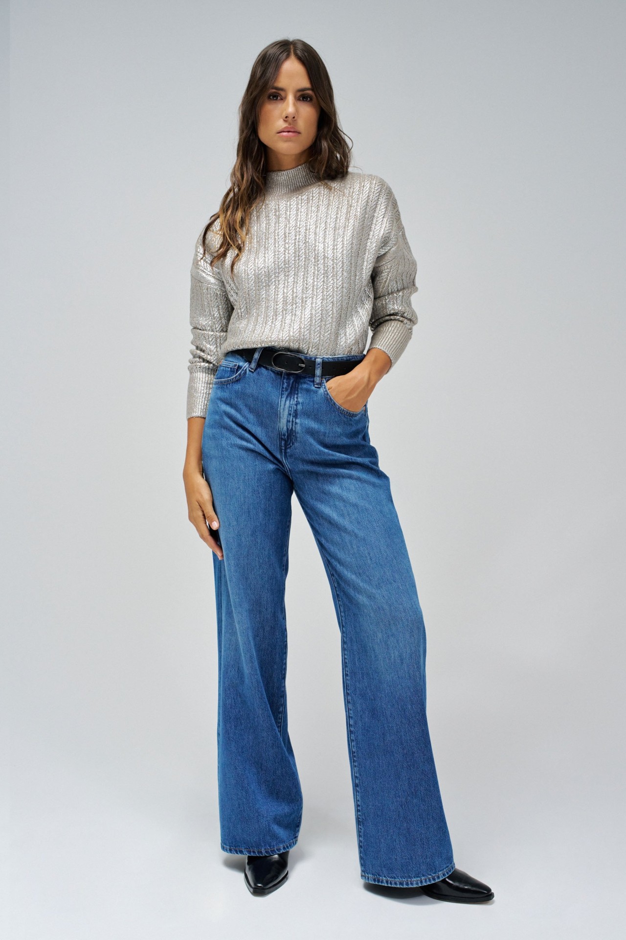 CAMISOLA DE MEIA GOLA