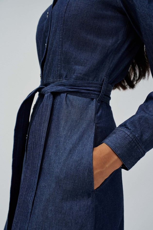 ROBE LONGUE EN LIGHTDENIM