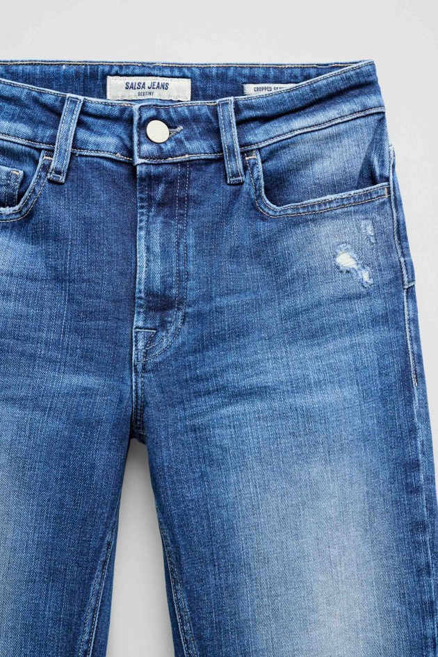 JEANS DESTINY PUSH UP CROPPED SKINNY