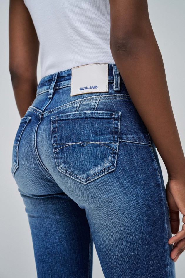 JEANS DESTINY PUSH UP CROPPED SKINNY