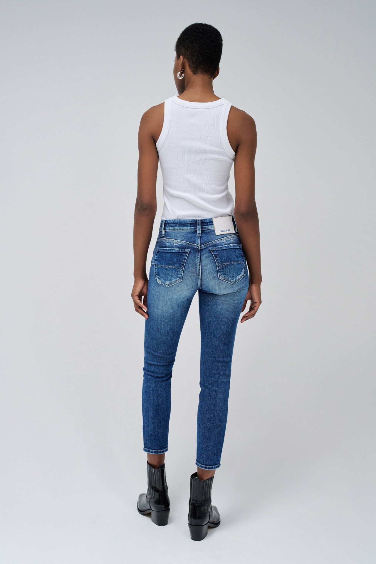 JEANS DESTINY PUSH UP CROPPED SKINNY