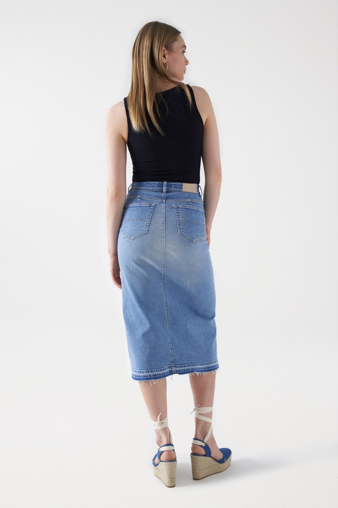 FALDA TRUE VAQUERA MIDI