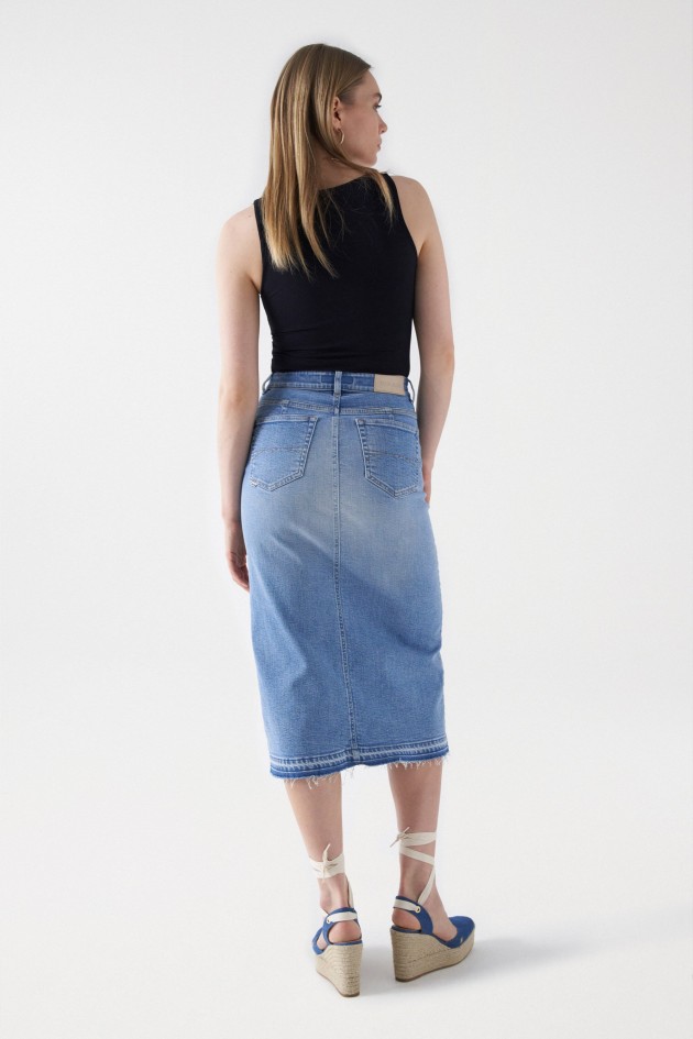 FALDA TRUE VAQUERA MIDI