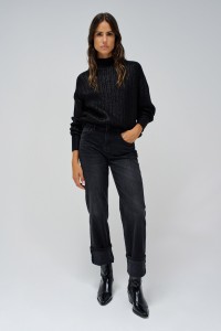 PULLOVER MIT HALBEM KRAGEN