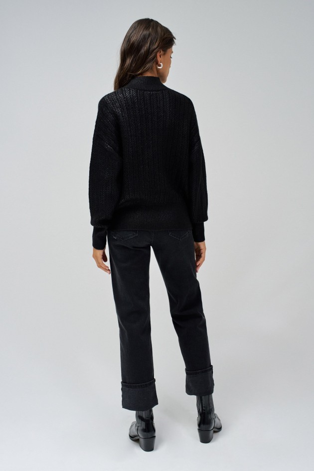 HALF TURTLENECK SWEATER