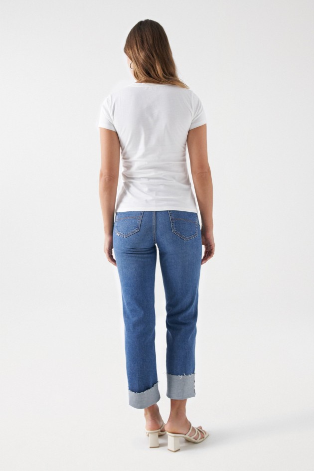 T-SHIRT COM ESTAMPADO FLORAL