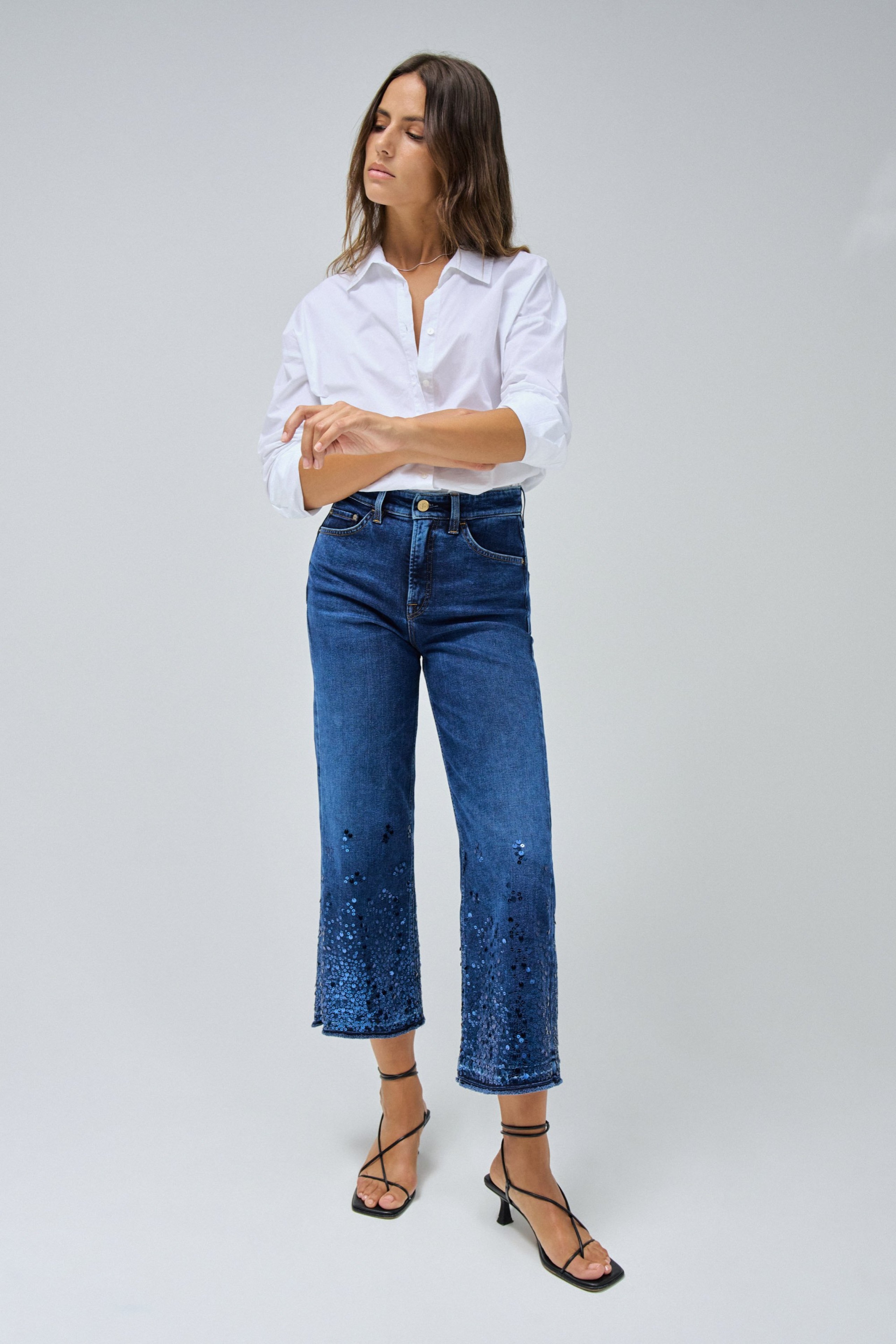 VAQUEROS FAITH PUSH IN CROPPED STRAIGHT