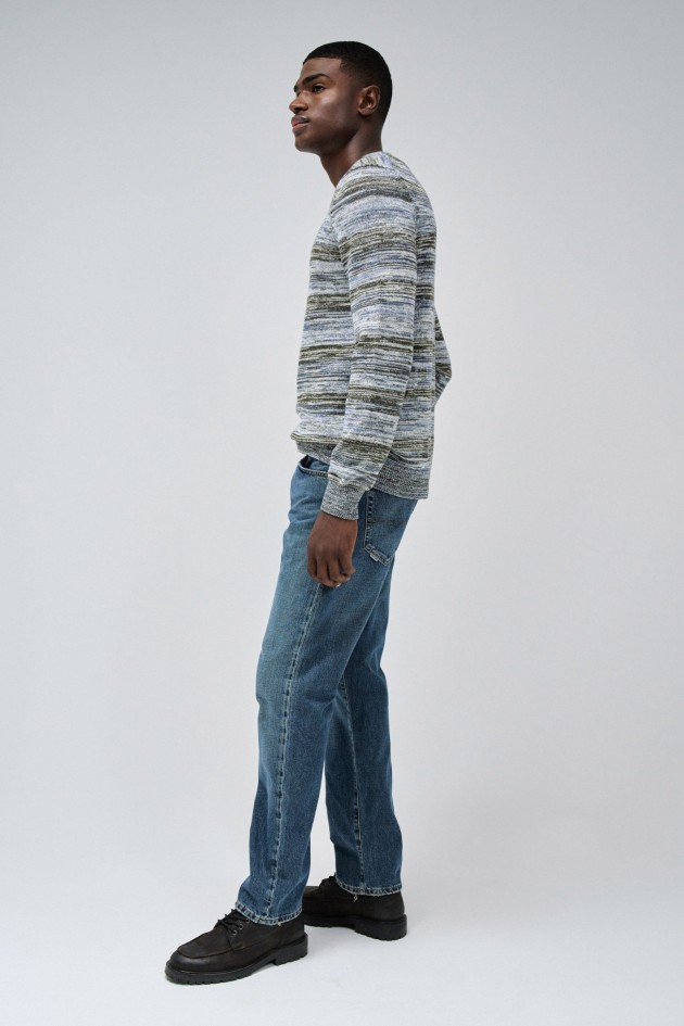 PULLOVER MIT RIPPENMUSTER