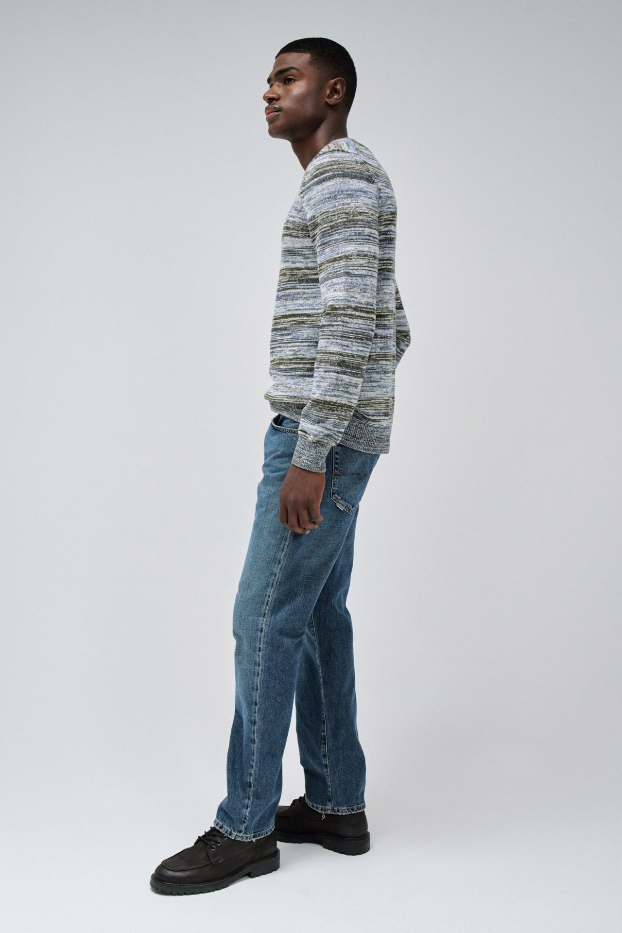 CAMISOLA DE MALHA LISTRADA