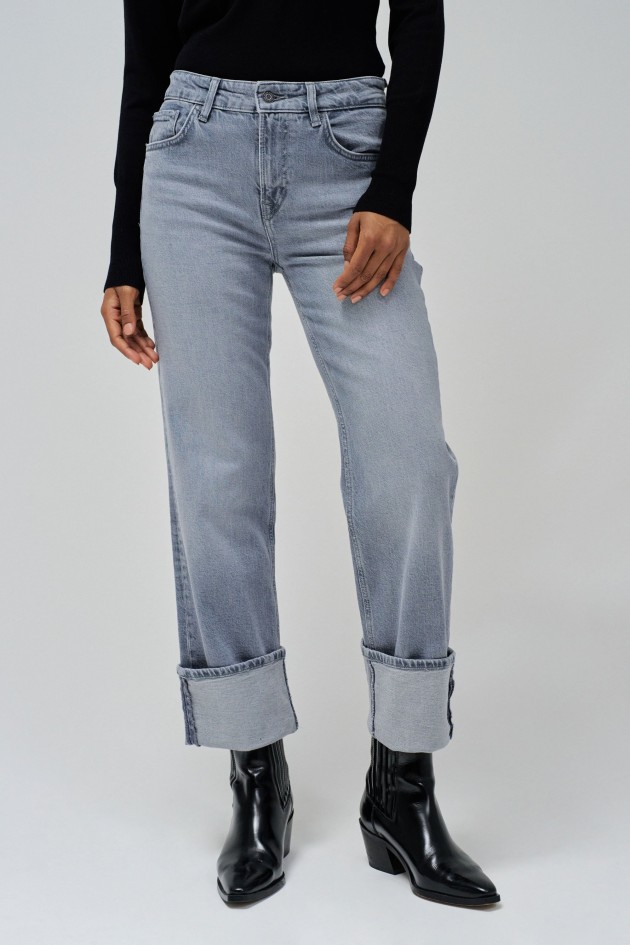JEANS TRUE STRAIGHT COM VIROLA