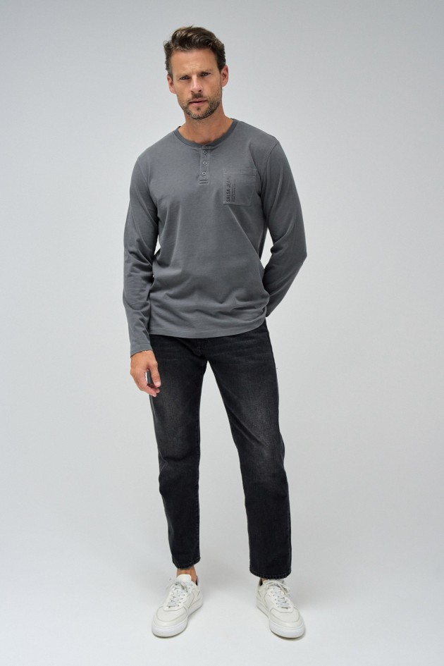 JERSEY LONGSLEEVE WITH BUTTONS