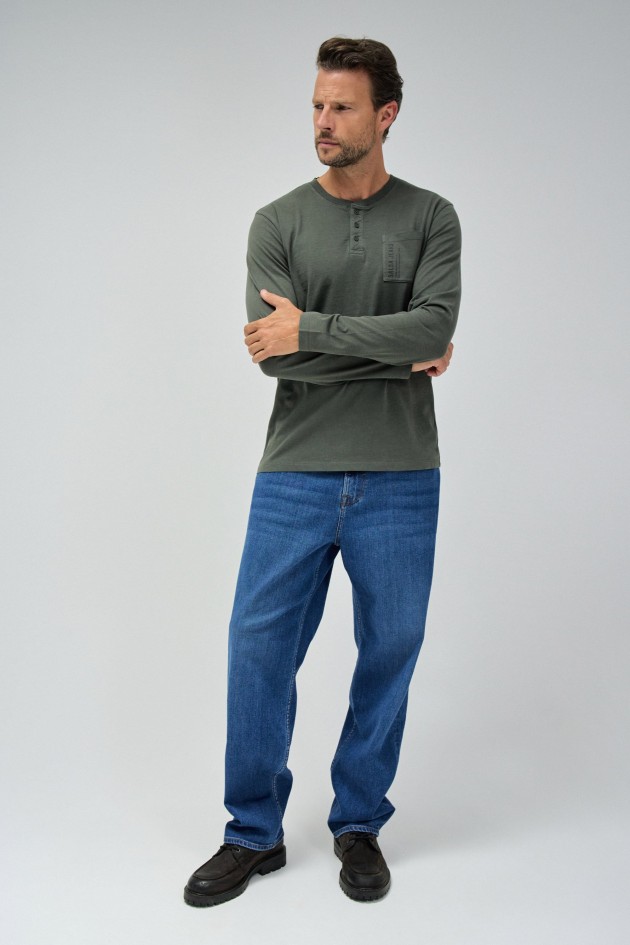 JERSEY LONGSLEEVE WITH BUTTONS