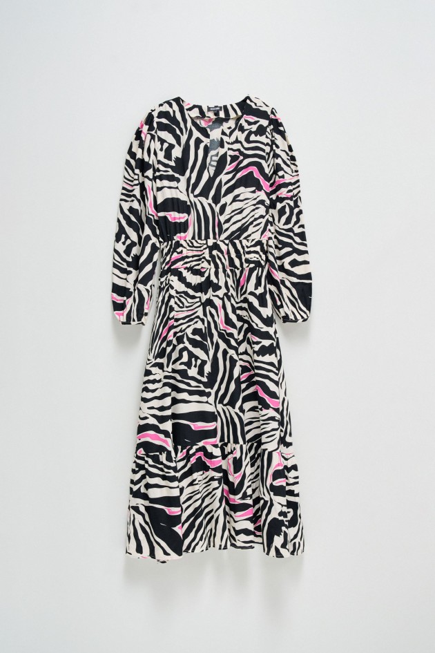 ROBE MIDI IMPRIMÉ ANIMAL