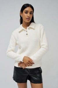 PULLOVER IN POLO-STYLE