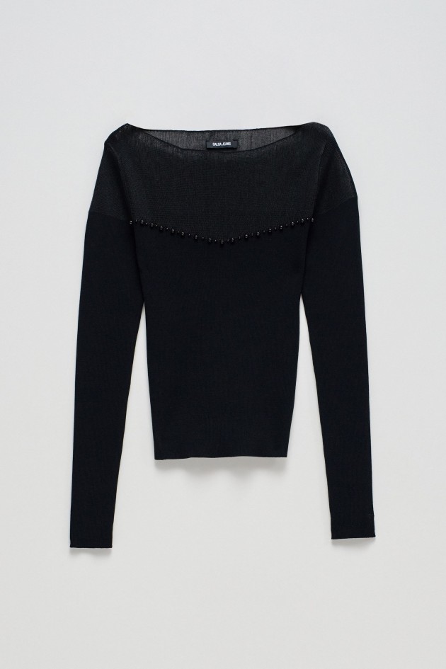 CAMISOLA DE TULE COM TOP