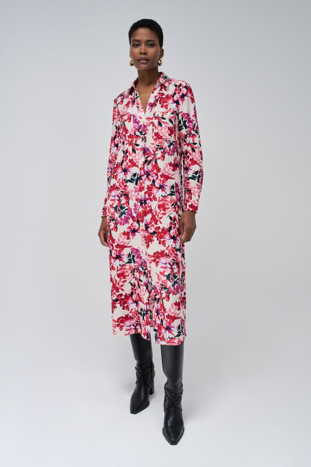 VESTIDO CAMISERO CON CINTURÓN