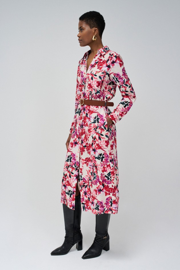 VESTIDO CAMISERO CON CINTURÓN